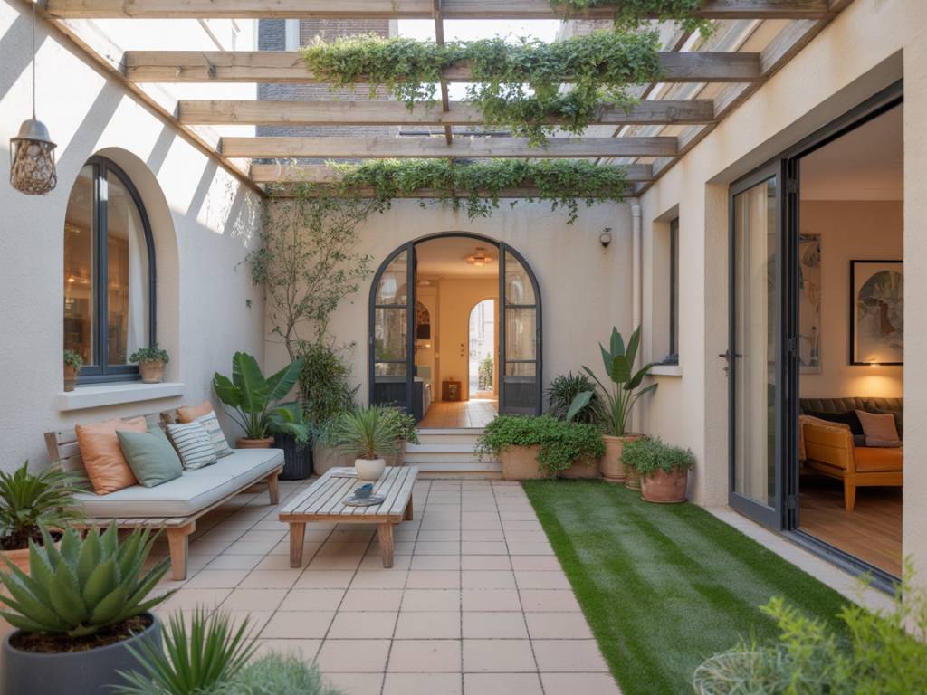 Aménager un patio intérieur une oasis de lumière et de modernité au cœur de la maison