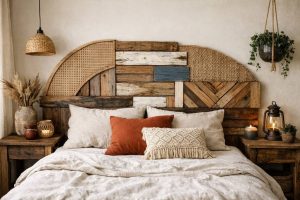 Tutoriel diy : fabriquer une tête de lit personnalisée avec des matériaux recyclés pour une chambre unique et écologique