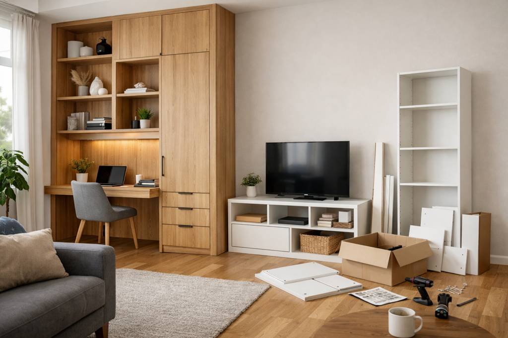 Meubles sur mesure ou prêt à poser : comment faire le bon choix pour son intérieur selon son budget et ses besoins