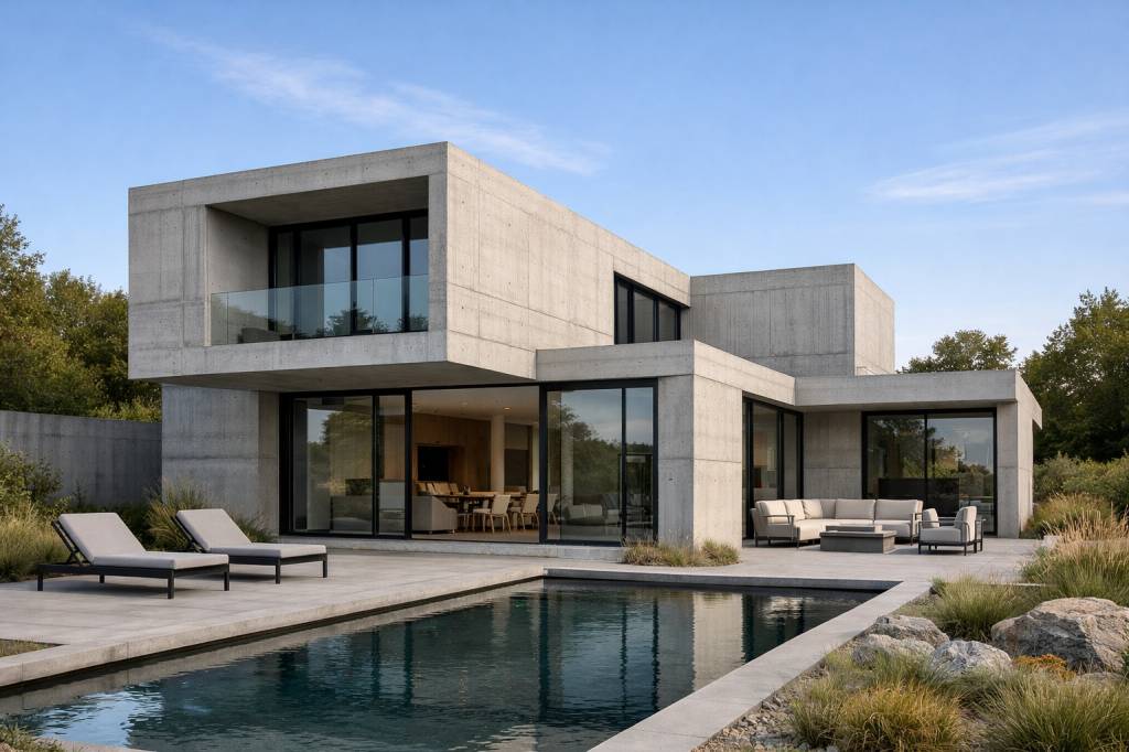Maison moderne en béton banché : comprendre les atouts et contraintes de cette architecture contemporaine
