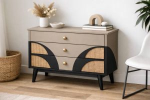 Diy : transformer une vieille commode en pièce design avec peu de moyens et quelques techniques simples