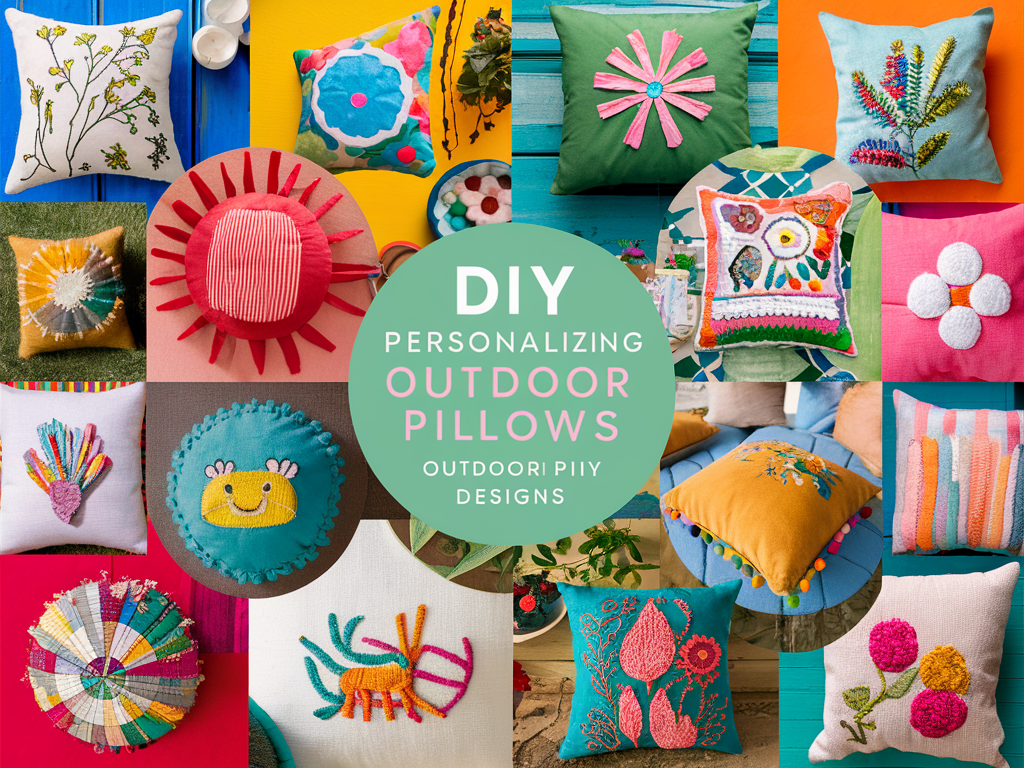 Idées DIY pour personnaliser vos coussins de jardin